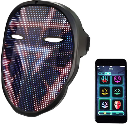 Edytowalna maska ​​​​na twarz Bluetooth z możliwością edycji na Halloween Boże Narodzenie