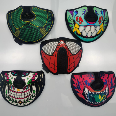 Fashion Cool Voice LED Maska świecąca w ciemności 5V z akumulatorem Inverter