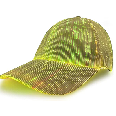 7 kolorowych świateł LED Czapki z daszkiem Świecące migające czapki na imprezę Disco