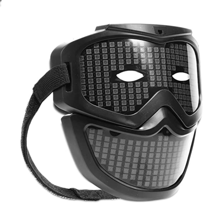 Party Festival Inteligentna maska ​​​​LED na twarz Bluetooth Sterowana przez aplikację z możliwością programowania