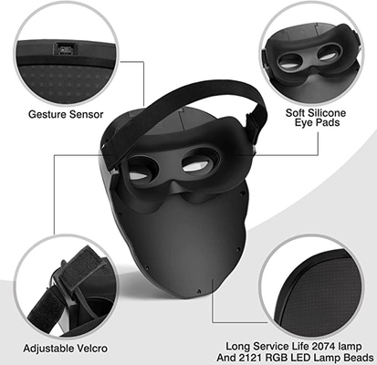 Edytowalna maska ​​​​na twarz Bluetooth z możliwością edycji na Halloween Boże Narodzenie