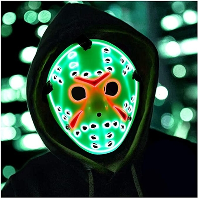 Jason Horror Halloween LED Cosplay maska ​​na maskaradę