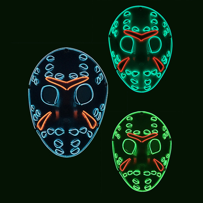 Jason Horror Halloween LED Cosplay maska ​​na maskaradę