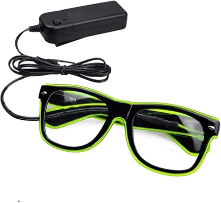 Party Rave Light Up EL Wire Glasses Luminous Dark Glowing