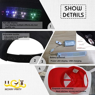 Edytowanie nasadki wiadomości LED Bluetooth Tekst animowany wzór rysunkowy