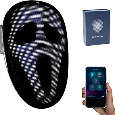 3600 sztuk programowalna inteligentna maska ​​LED na Halloween Party Cosplay