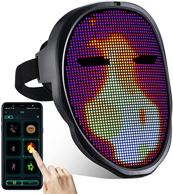 Kontrola aplikacji Maska LED Bluetooth DIY Edycja tekstu i zdjęć