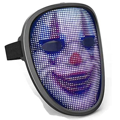 Tiktok Explosive LED Pełna maska ​​do przewijania dla dzieci USB Akumulator