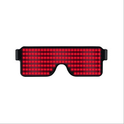 USB Charge Świecące Magiczne Okulary LED Świąteczne Migające Światło Neonowe Okulary Rave