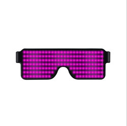 USB Charge Świecące Magiczne Okulary LED Świąteczne Migające Światło Neonowe Okulary Rave